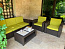 Комплект чехлов для Rattan Premium 4 желтый