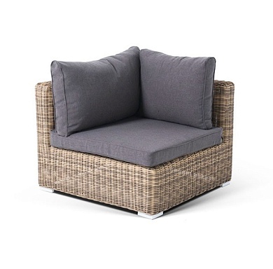 "лунго" модуль диванный угловой с подушками, цвет соломенный в официальном магазине viva-verde.ru