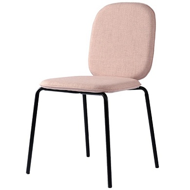 Стул oswald, рогожка, бежево-розовый от производителя. Магазин дизайнерской мебели. ⭐ Более 100 видов столов, стульев, диваны, кресла, обеденные группы, лаунж-зоны.