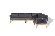 "барселона" модульный диван плетеный из роупа (веревки), каркас из акации в официальном магазине viva-verde.ru