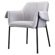 Стул aline, шенилл, светло-серый от производителя. Магазин дизайнерской мебели. ⭐ Более 100 видов столов, стульев, диваны, кресла, обеденные группы, лаунж-зоны.