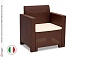Комплект итальянской мебели NEBRASKA TERRACE Set (стол, 2 кресла), венге