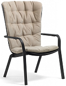 лаунж-кресло пластиковое с подушкой nardi folio в официальном магазине viva-verde.ru