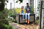 Сундук Деко 630л (Deco deck 630 L Ashwood) светло-коричневый