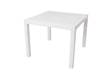 мебель tweet стол обеденный kvatro 940*940мм, белый в официальном магазине viva-verde.ru
