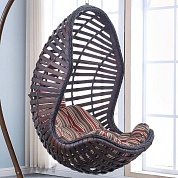 картинка подвесное кресло из ротанга 810a brown от производителя в интернет-магазине viva-verde.ru