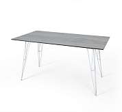 "руссо" обеденный стол из hpl 150х80см, цвет светло-серый в официальном магазине viva-verde.ru