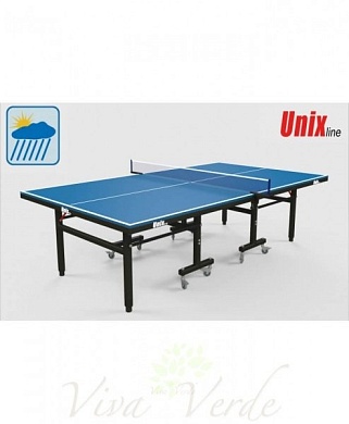 картинка теннисный стол всепогодный unix (blue) от магазина viva-verde.ru