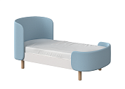 Кровать KIDI Soft для детей от 2 до 4 лет (голубой)  по выгодным ценам с доставкой по Москве и Регионам от производителя. Более 50 видов детских кроваток, диванов, стульчиков, столов, комплектов. Доставка 24/7. Фирменная гарантия на детскую мебель.