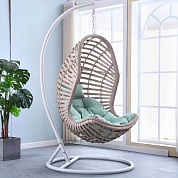картинка подвесное кресло из ротанга 810b light beige от производителя в интернет-магазине viva-verde.ru