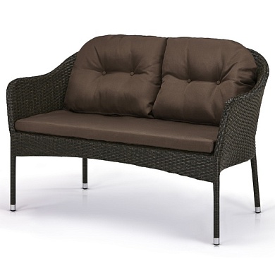 плетеный диван s54a-w53 brown в официальном магазине viva-verde.ru