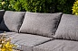 "Лунго" трансформирующийся диван из искусственного ротанга (гиацинт), цвет соломенный