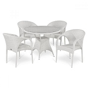 комплект плетеной мебели t220cw/y290w-w2 white 4pcs в официальном магазине viva-verde.ru