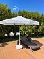 Зонт пляжный со стационарной базой THEUMBRELA SEMSIYE EVI Kiwi Clips&Base