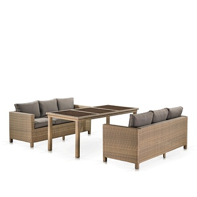 комплект плетеной мебели t365/s65b-w65 light brown в официальном магазине viva-verde.ru
