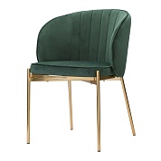 Стул coral, велюр, зеленый от производителя. Магазин дизайнерской мебели. ⭐ Более 100 видов столов, стульев, диваны, кресла, обеденные группы, лаунж-зоны.