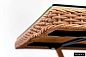 Комплект плетеной  мебели MOKKA VILLA ROSA (стол обеденный квадратный, 4 кресла)
