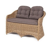 "равенна" диван двухместный плетенный из ротанга, цвет соломенный в официальном магазине viva-verde.ru