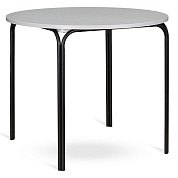 Стол обеденный ror, D90 см, черный/серый от производителя. Магазин дизайнерской мебели. ⭐ Более 100 видов столов, стульев, диваны, кресла, обеденные группы, лаунж-зоны.