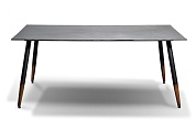 "вилладжио" обеденный стол 180х100см, столешница hpl, цвет серый гранит 12мм в официальном магазине viva-verde.ru