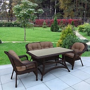 комплект плетеной мебели t130/lv-520bb-brown_beige в официальном магазине viva-verde.ru