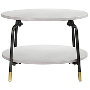 Столик heidi, D67х42 см, черный/серый от производителя. Магазин дизайнерской мебели. ⭐ Более 100 видов столов, стульев, диваны, кресла, обеденные группы, лаунж-зоны.