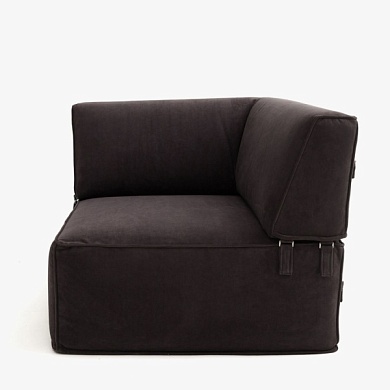Угловое модульное кресло CUBE cо съемной спинкой купить по цене от 1950 руб от производителя. Более 100 видов диванов, кресел, пуфы, лежаки, кресло-мешок