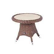 "равенна" кофейный стол из искусственного ротанга, цвет коричневый в официальном магазине viva-verde.ru