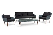 комплект мебели mokka rimini (стол кофейный, 2 кресла, софа 3 х-местная) в официальном магазине viva-verde.ru