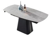 "монблан" стол интерьерный раздвижной из hpl 120-180х90см, h77-75, цвет столешницы мрамор "каррара" в официальном магазине viva-verde.ru
