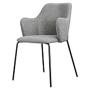 Стул dwight, рогожка, серый от производителя. Магазин дизайнерской мебели. ⭐ Более 100 видов столов, стульев, диваны, кресла, обеденные группы, лаунж-зоны.