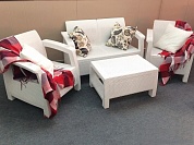комплект уличной мебели tweet terrace set белый в официальном магазине viva-verde.ru