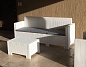 Комплект мебели из ротанга Nebraska 3 Set белый