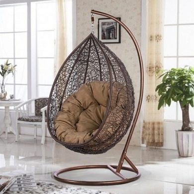 подвесное кресло afm-219a brown в официальном магазине viva-verde.ru