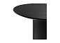 Столик Type D 50 см со смещенным основанием D 29 см (черный)