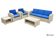 комплект мебели rattan premium 5, серый в официальном магазине viva-verde.ru