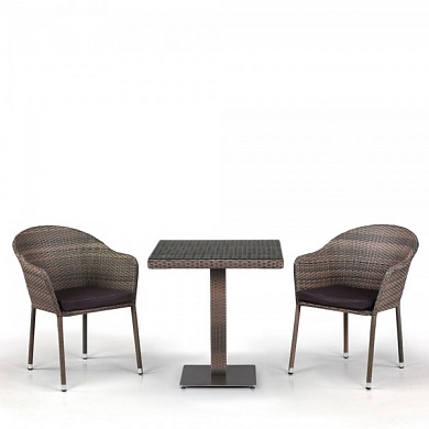 комплект плетеной мебели t601g/y375g-w1289 pale 2pcs в официальном магазине viva-verde.ru