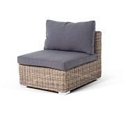 "лунго" модуль диванный прямой с подушками, цвет соломенный в официальном магазине viva-verde.ru