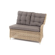 "бергамо" плетеный левый модуль дивана, цвет соломенный в официальном магазине viva-verde.ru