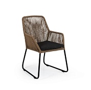midway, кресло обеденное коричневый, искусственный ротанг в официальном магазине viva-verde.ru