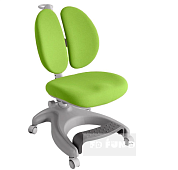 Детское кресло FunDesk Solerte Grey с подставкой для ног + чехол для кресла в подарок Зелёный. Растущие парты, парты-трансформер для дома и школы. За такой партой школьник будет учиться на отлично ⭐⭐⭐⭐⭐