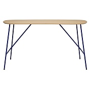 Стол письменный ander, синий от производителя. Магазин дизайнерской мебели. ⭐ Более 100 видов столов, стульев, диваны, кресла, обеденные группы, лаунж-зоны.