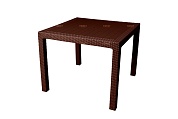 мебель tweet стол обеденный kvatro 940*940мм, коричневый в официальном магазине viva-verde.ru