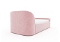 Диван-кровать KIDI Soft с низким изножьем 90*200 см R антивандальная ткань (розовый)